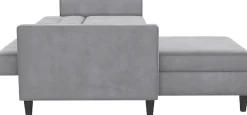 Dorel Home Ecksofa »Hartford II« mit Bettfunktion und Stauraum, Recamiere beidseitig montierbar