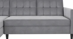 Dorel Home Ecksofa »Hartford II« mit Bettfunktion und Stauraum, Recamiere beidseitig montierbar