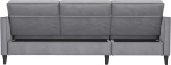Dorel Home Ecksofa »Hartford II« mit Bettfunktion und Stauraum, Recamiere beidseitig montierbar