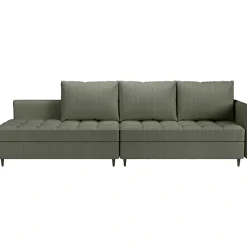 Dorel Home Ecksofa »LINDHUS, Cord, L-Form, Breite 194cm, verschiedene Stellvarianten« Recamiere, Stauraum, Modulsofa