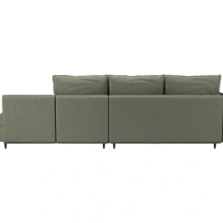 Dorel Home Ecksofa »LINDHUS, Cord, L-Form, Breite 194cm, verschiedene Stellvarianten« Recamiere, Stauraum, Modulsofa
