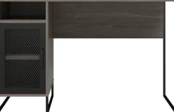 Dorel Home Schreibtisch »Purdue« 1 Stk. tlg. Tür mit Magnetverschluß, Gestell aus Metall, Höhe 76,5 cm