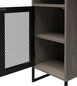 Dorel Home Schreibtisch »Purdue« 1 Stk. tlg. Tür mit Magnetverschluß, Gestell aus Metall, Höhe 76,5 cm