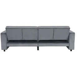 Dorel Home 3-Sitzer »Allie II Schlafsofa 225 cm« Bett-Funktion (108/190cm), Rückenlehne 2-teilig, mit Steppung