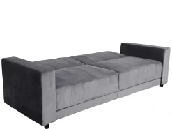 Dorel Home 3-Sitzer »Allie II Schlafsofa 225 cm« Bett-Funktion (108/190cm), Rückenlehne 2-teilig, mit Steppung