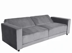 Dorel Home 3-Sitzer »Allie II Schlafsofa 225 cm« Bett-Funktion (108/190cm), Rückenlehne 2-teilig, mit Steppung