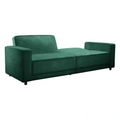 Dorel Home 3-Sitzer »ALLIE Schlafsofa 225 cm« Bett-Funktion (108/190cm), trendiger Cord o. pflegeleichter Velours