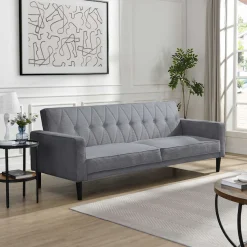 Dorel Home 3-Sitzer »Avon« Schlafsofa 213cm, Bettfunktion (110/190cm), trendiger Cord o. Webstoff