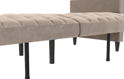Dorel Home 3-Sitzer »Celine« Rückenlehne 2-teilig und 3-fach verstellbar, Sitzhöhe 43 cm