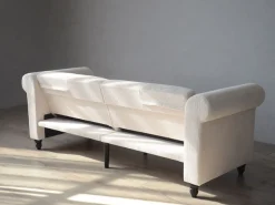 Dorel Home 3-Sitzer »Felix II, Schlafsofa 236cm, (Liegefläche 108x190cm), Rückenlehne« 3-fach verstellbar, Sitzhöhe 46 cm, Cord