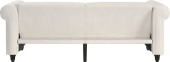 Dorel Home 3-Sitzer »Felix II, Schlafsofa 236cm, (Liegefläche 108x190cm), Rückenlehne« 3-fach verstellbar, Sitzhöhe 46 cm, Cord