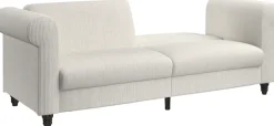 Dorel Home 3-Sitzer »Felix II, Schlafsofa 236cm, (Liegefläche 108x190cm), Rückenlehne« 3-fach verstellbar, Sitzhöhe 46 cm, Cord