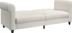 Dorel Home 3-Sitzer »Felix II, Schlafsofa 236cm, (Liegefläche 108x190cm), Rückenlehne« 3-fach verstellbar, Sitzhöhe 46 cm, Cord