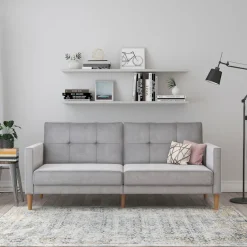 Dorel Home 3-Sitzer »Lilly« Bett-Funktion, Rückenlehne 3-fach verstellbar, Sitzhöhe 43 cm