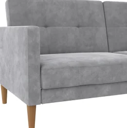 Dorel Home 3-Sitzer »Lilly« Bett-Funktion, Rückenlehne 3-fach verstellbar, Sitzhöhe 43 cm