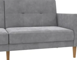 Dorel Home 3-Sitzer »Lilly« Bett-Funktion, Rückenlehne 3-fach verstellbar, Sitzhöhe 43 cm