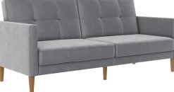 Dorel Home 3-Sitzer »Lilly« Bett-Funktion, Rückenlehne 3-fach verstellbar, Sitzhöhe 43 cm