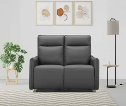 Dorel Home 2-Sitzer »Lugo, Kinosofa mit Reclinerfunktion in Kunstleder und Webstoff« mit manueller Relaxfunktion in beiden Sitzen