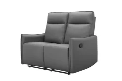 Dorel Home 2-Sitzer »Lugo, Kinosofa mit Reclinerfunktion in Kunstleder und Webstoff« mit manueller Relaxfunktion in beiden Sitzen