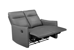 Dorel Home 2-Sitzer »Lugo, Kinosofa mit Reclinerfunktion in Kunstleder und Webstoff« mit manueller Relaxfunktion in beiden Sitzen