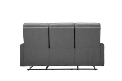 Dorel Home 3-Sitzer »Lugo, Kinosofa mit Reclinerfunktion in Kunstleder und Webstoff« mit manueller Relaxfunktion in 2 Sitzen
