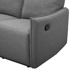 Dorel Home 3-Sitzer »Lugo, Kinosofa mit Reclinerfunktion in Kunstleder und Webstoff« mit manueller Relaxfunktion in 2 Sitzen
