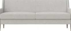 Dorel Home 3-Sitzer »Virginia« Webstoff, Sitz und Rücken gepolstert, Beine aus Stahl, Sitzhöhe 42,5cm