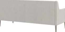 Dorel Home 3-Sitzer »Virginia« Webstoff, Sitz und Rücken gepolstert, Beine aus Stahl, Sitzhöhe 42,5cm