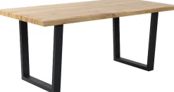 Duo Collection Baumkantentisch »Tisch Thea« Massives Kufengestell aus Metall, Belastbarkeit bis 100 kg