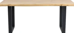 Duo Collection Baumkantentisch »Tisch Thea« Massives Kufengestell aus Metall, Belastbarkeit bis 100 kg