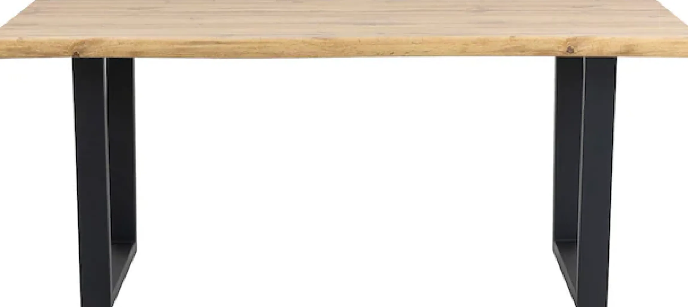 Duo Collection Baumkantentisch »Tisch Thea« Massives Kufengestell aus Metall, Belastbarkeit bis 100 kg
