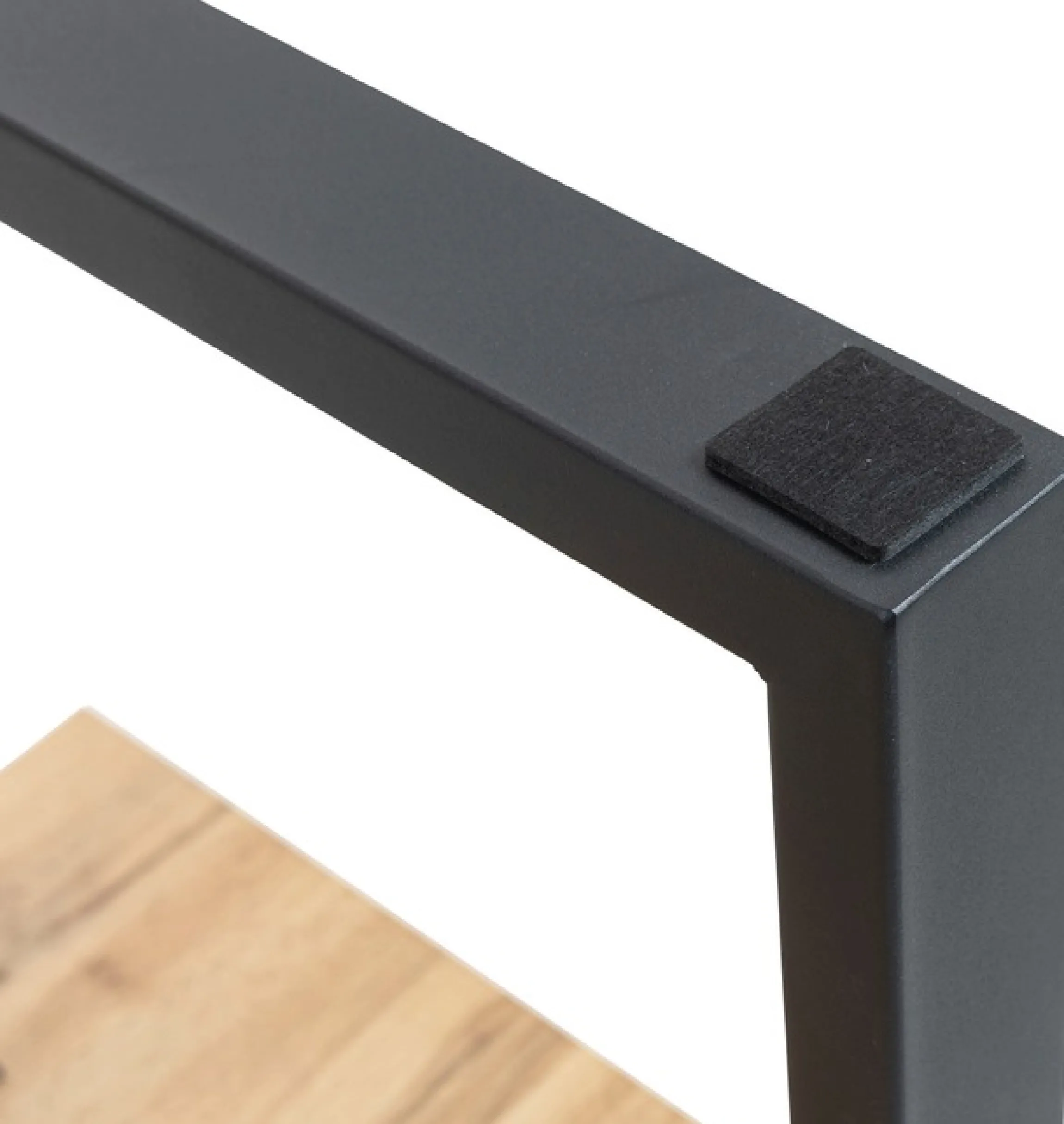 Duo Collection Baumkantentisch »Tisch Thea« Massives Kufengestell aus Metall, Belastbarkeit bis 100 kg