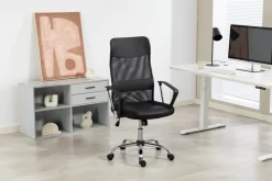 Duo Collection Bürostuhl »Regensburg« () mit verchromten Fußkreuz, Chefsessel