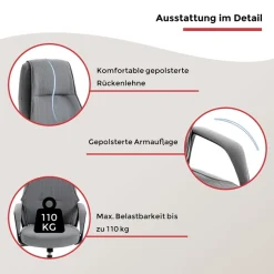 Duo Collection Chefsessel »Arjen« () 1 Stk.Hochwertiger Filzstoffbezug