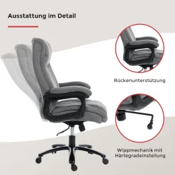 Duo Collection Chefsessel »Ivo 200 kg« () 1 Stk.bis zu 200 kg belastbar, besonders robust
