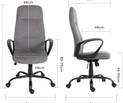 Duo Collection Chefsessel »Merlin« () Schreibtischstuhl, mit gepolsterten Armlehnen