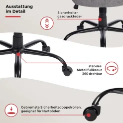Duo Collection Chefsessel »Merlin« () Schreibtischstuhl, mit gepolsterten Armlehnen