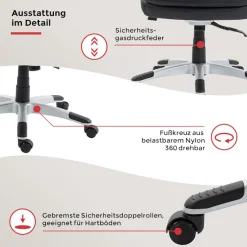 Duo Collection Chefsessel »Theodor XXL« () belastbar bis 150 KG