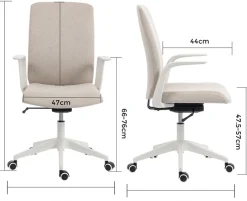 Duo Collection Drehstuhl »Floris« () 1 Stk.Weight Balance Mechanik - passt sich jedem Körpergewicht an
