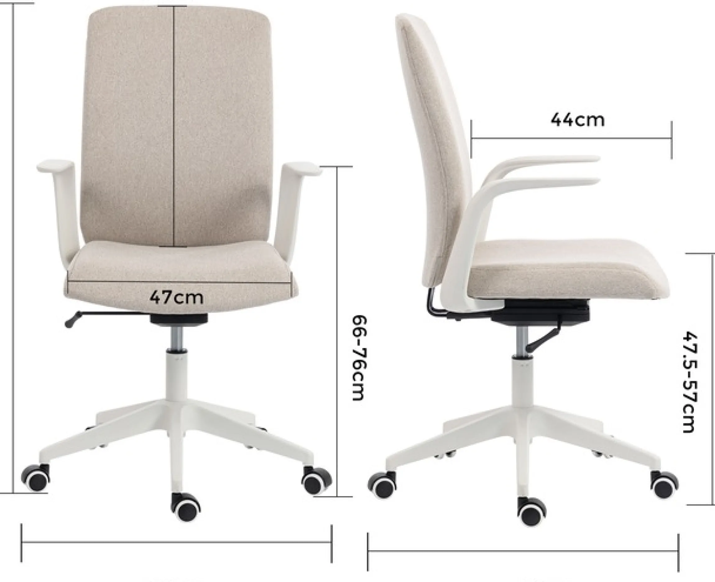 Duo Collection Drehstuhl »Floris« () 1 Stk.Weight Balance Mechanik - passt sich jedem Körpergewicht an