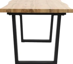 Duo Collection Esstisch »Ausziehtisch« 1 Stk. tlg. 1,80m - 2,20m, Baumkantenoptik, massives Kufengestell