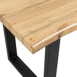 Duo Collection Esstisch »Ausziehtisch« 1 Stk. tlg. 1,80m - 2,20m, Baumkantenoptik, massives Kufengestell