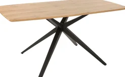 Duo Collection Esstisch »Tisch Emira« 1 Stk. tlg. massives X-Metallgestell, Wildeichen Optik
