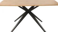 Duo Collection Esstisch »Tisch Emira« 1 Stk. tlg. massives X-Metallgestell, Wildeichen Optik