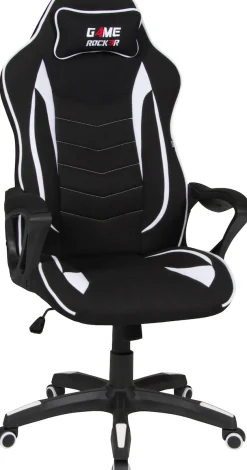 Duo Collection Gaming-Stuhl »Game-Rocker R-10« () komfortabler Bürostuhl mit Nackenkissen & Drehfunktion