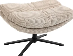 Duo Collection Relaxsessel »Porto« 360° drehbar, doppelte Polsterung, mit Hocker, bis 115 kg belastbar