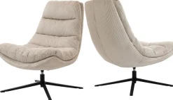 Duo Collection Relaxsessel »Porto« 360° drehbar, doppelte Polsterung, mit Hocker, bis 115 kg belastbar