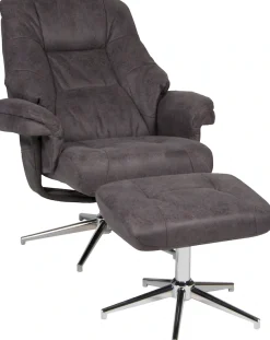 Duo Collection TV-Sessel »Burnaby« mit Hocker und Relaxfunktion, 360 Grad drehbar