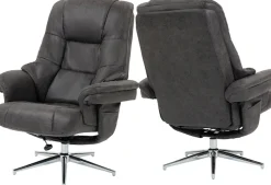 Duo Collection TV-Sessel »Burnaby« mit Hocker und Relaxfunktion, 360 Grad drehbar