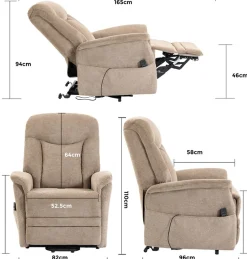 Duo Collection TV-Sessel »Gandia XXL« 150 kg belastbar, Stahlwellenunterfederung